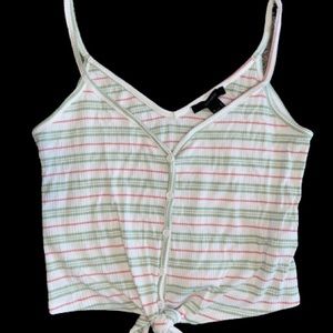 Forever 21 Tie Front Tank